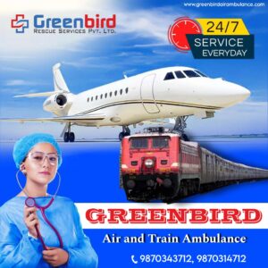 Air and Train Ambulance Service in Raipur 